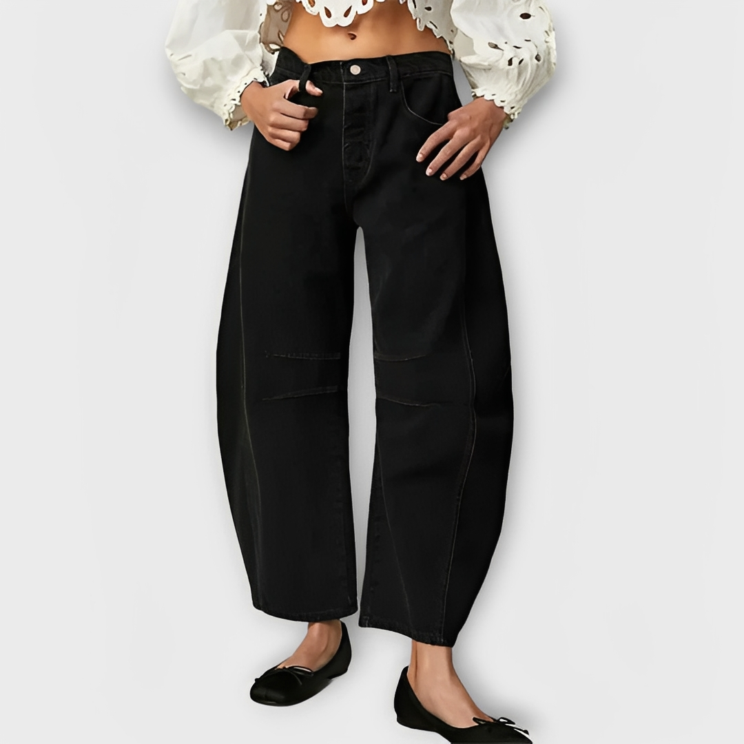 Vernadette - Bequemer breiter Jeans für Damen