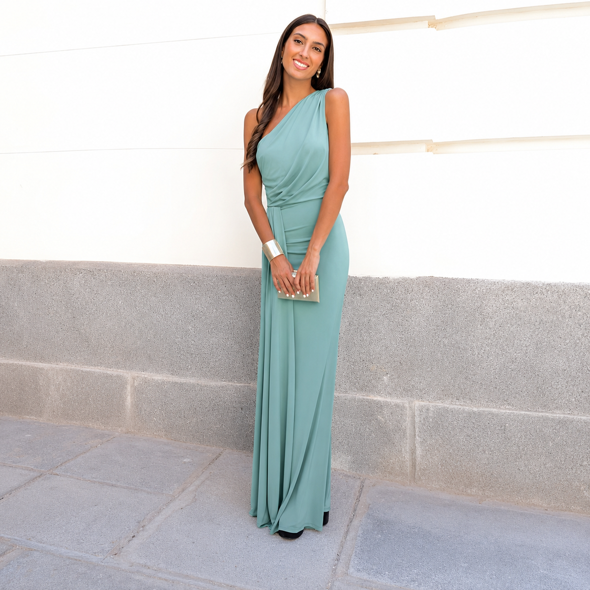 Mallory - Elegantes Kleid mit One-Shoulder-Design