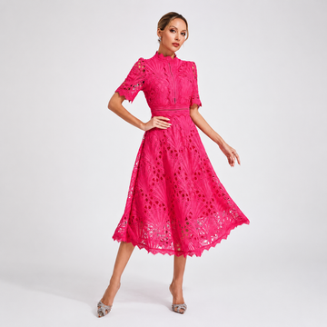 Hallie - Modernes Midikleid