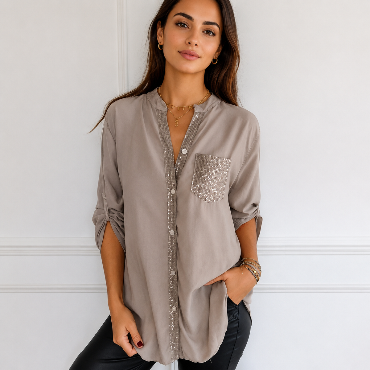 Chalise - Schicke Bluse mit Knöpfen