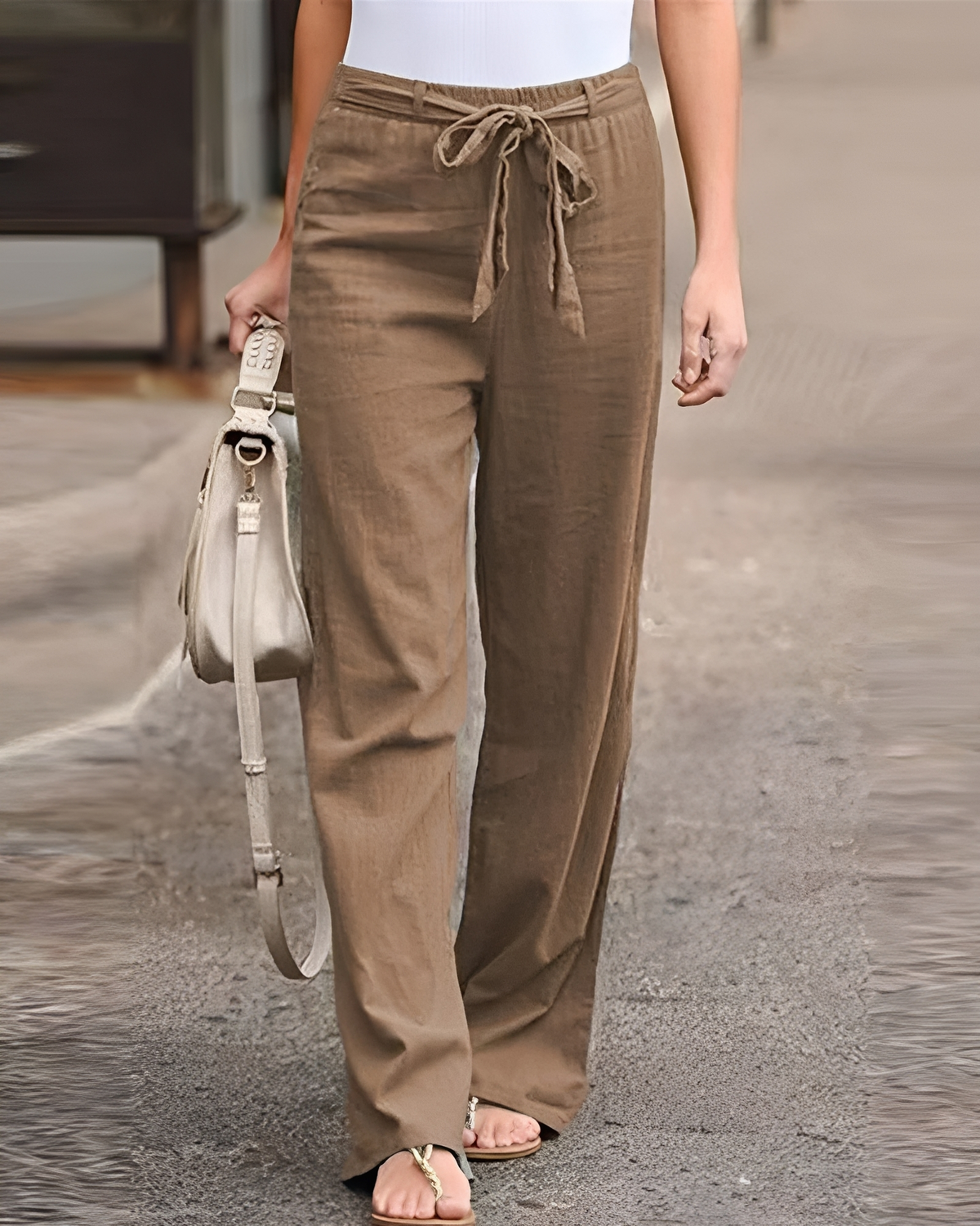 Saniyah - Hose mit anpassbarem Bund und Kordelzug