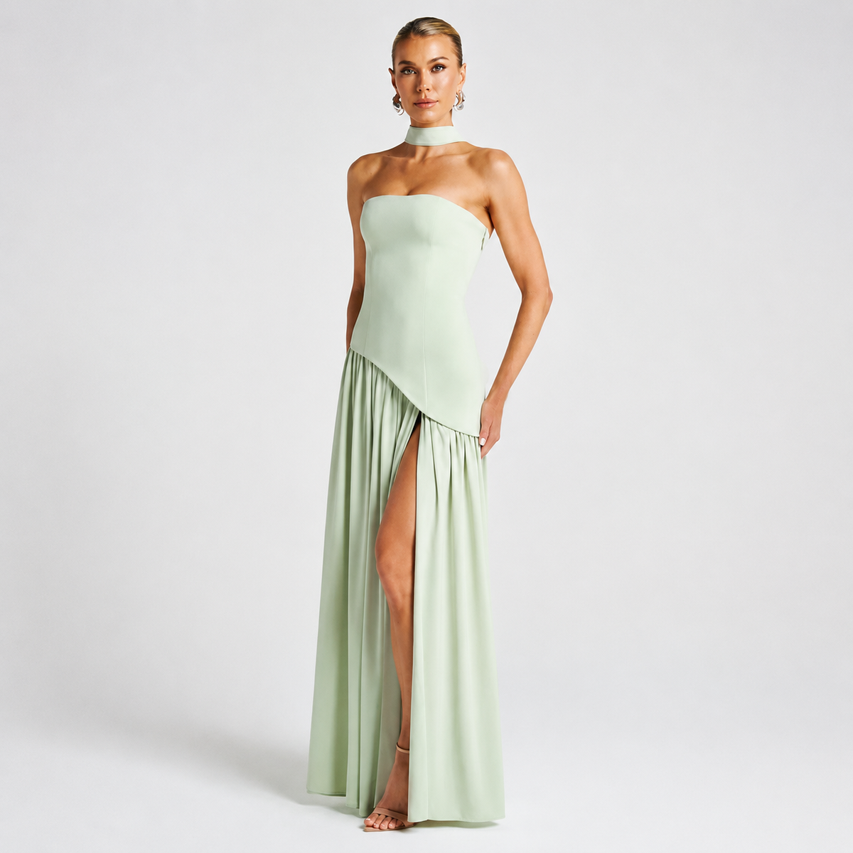 Fatimea - Elegantes Maxikleid mit Tubetop