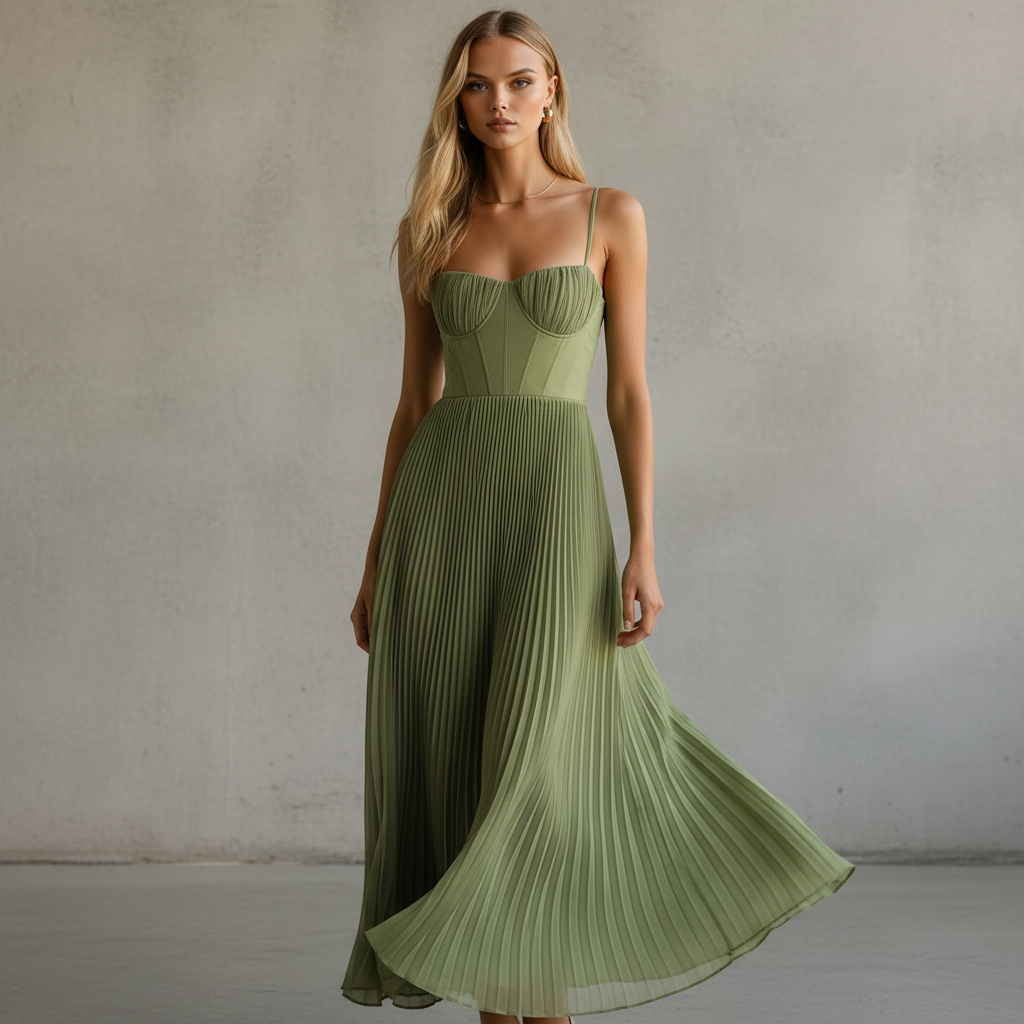 Lorelei - Stilvolles Kleid ohne Rücken und Ärmel