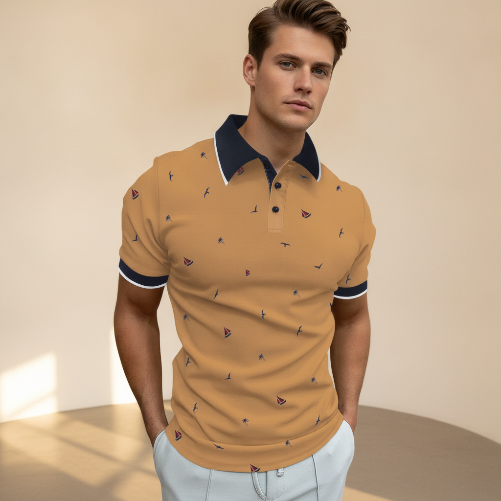 Bedario - Modisches Freizeit-Poloshirt