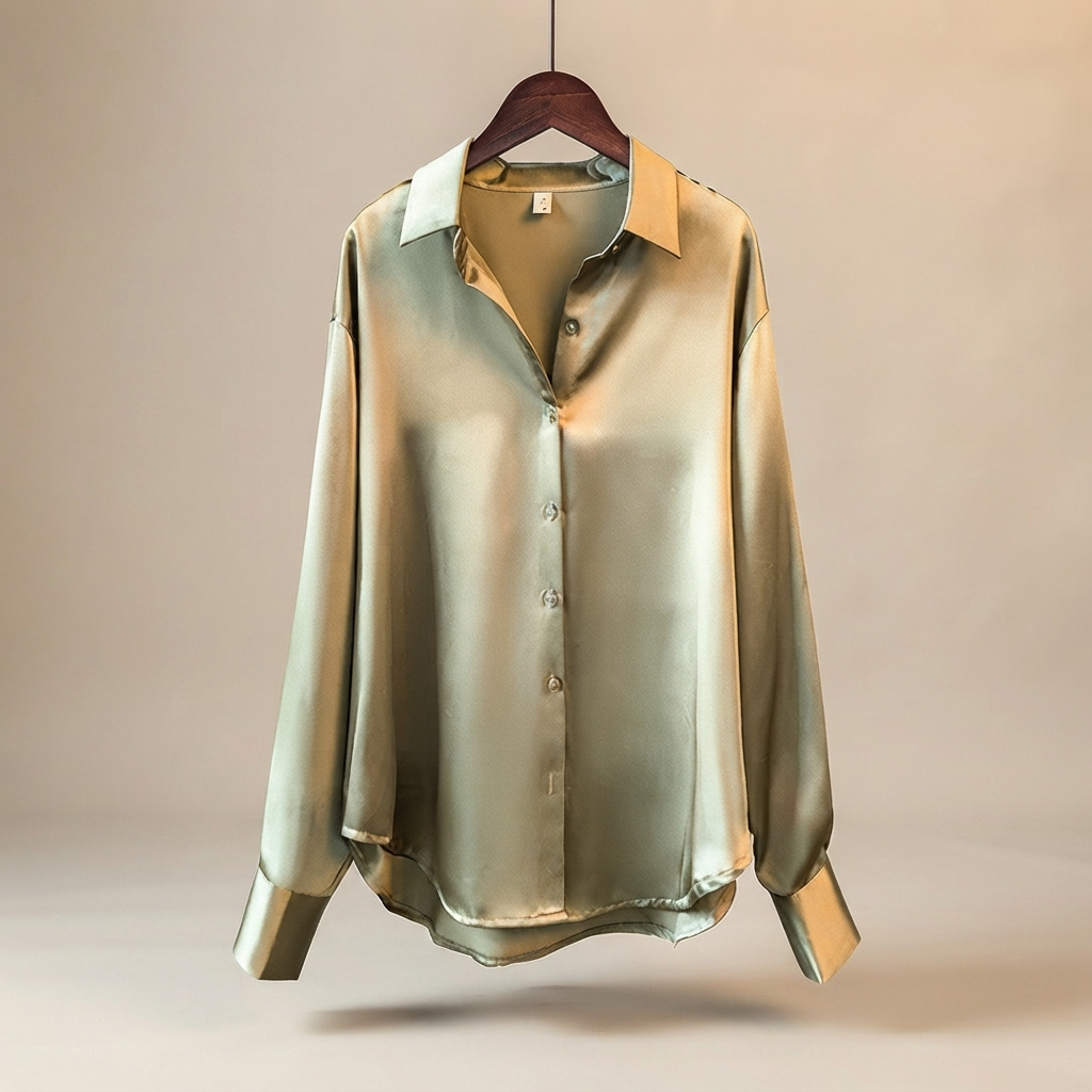 Chazzy - Schicke Glanzbluse