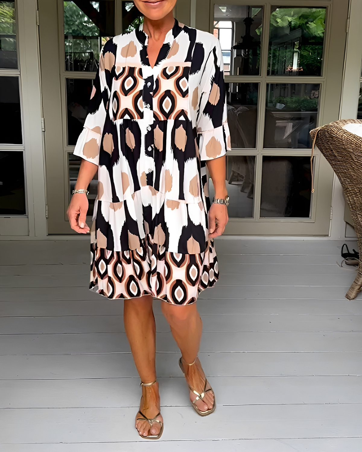 Faiza - Elegantes und legeres Minikleid