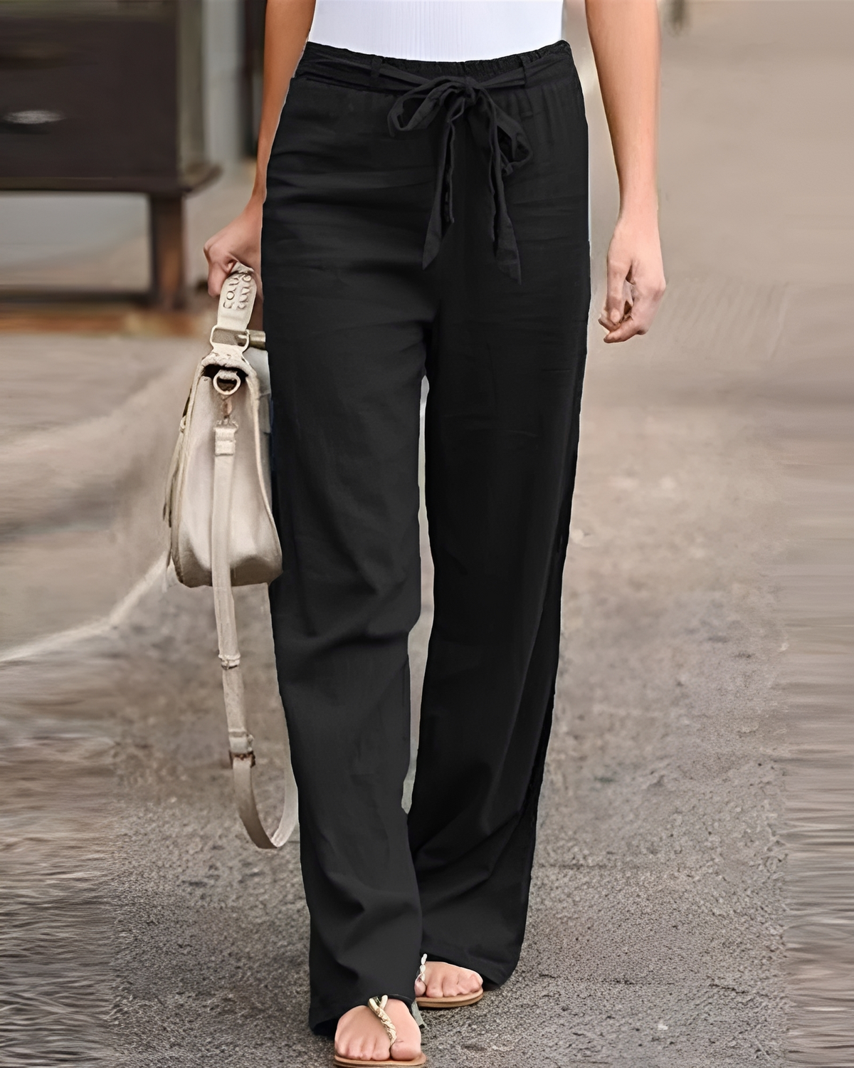 Saniyah - Hose mit anpassbarem Bund und Kordelzug