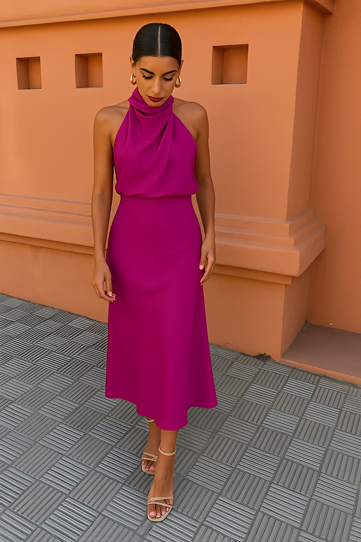 Selina - Stilvolles ärmelloses Kleid