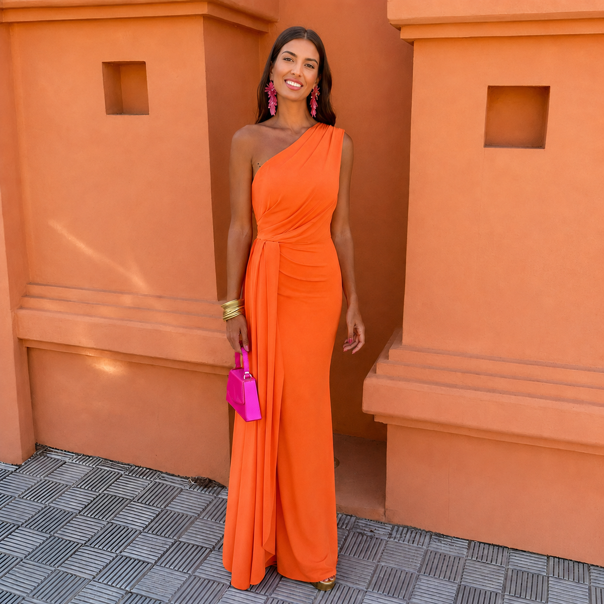 Mallory - Elegantes Kleid mit One-Shoulder-Design