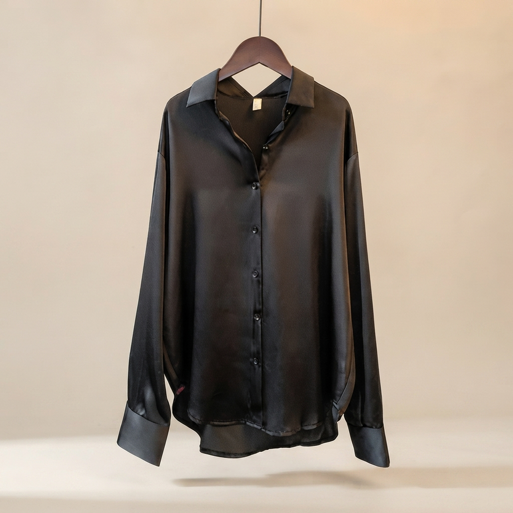 Chazzy - Schicke Glanzbluse