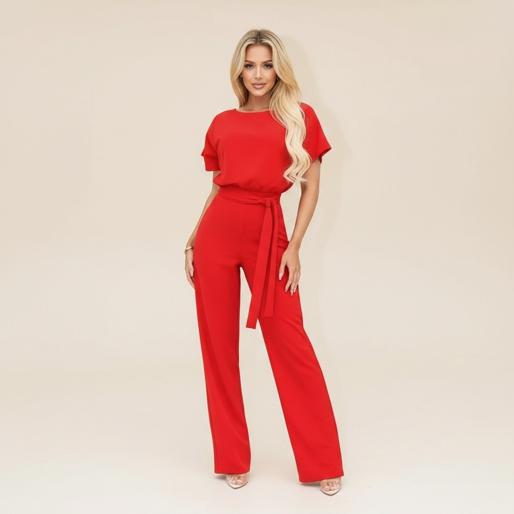 Eunise - Schicker Jumpsuit mit Gürtel