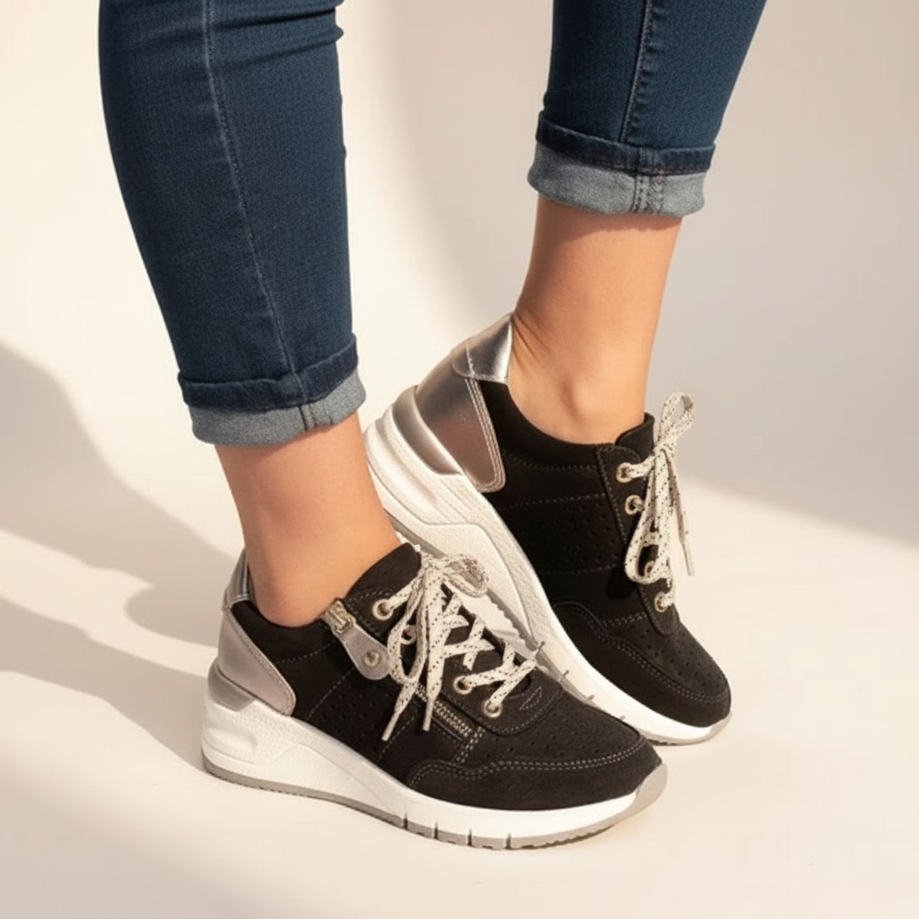Nolwene - Komfortable Schnürsneaker