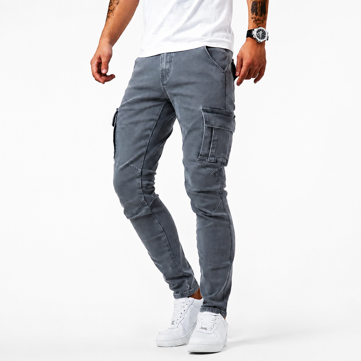 Zilton - Bequeme Slim-Fit-Cargohose