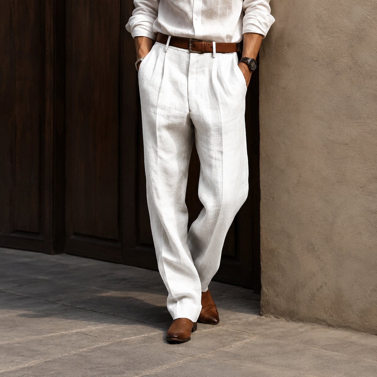 Jethro - Klassische Hose mit geradem Schnitt