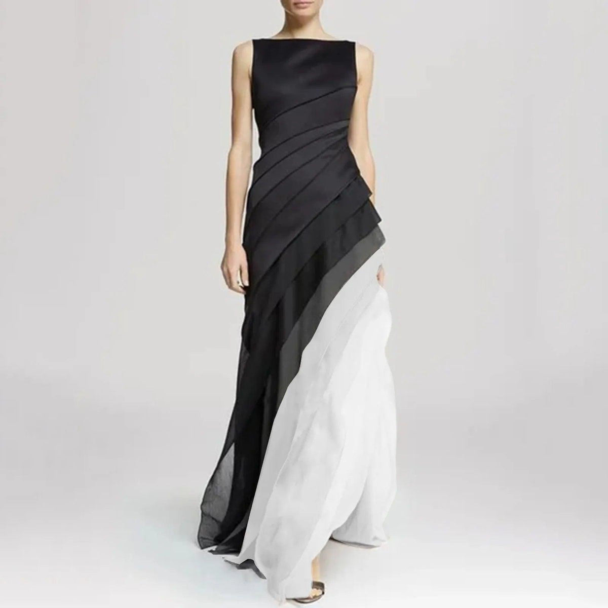 Celeste – Elegantes mehrschichtiges Abendkleid