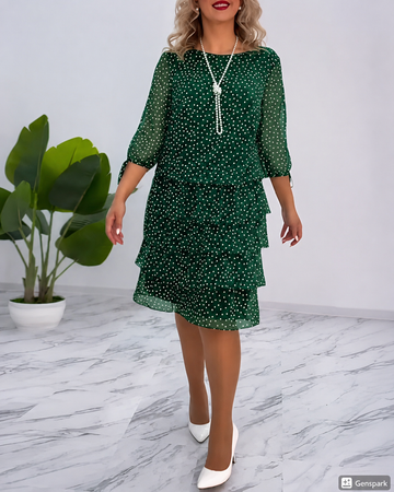 Carey - Elegantes Kleid mit Punkten