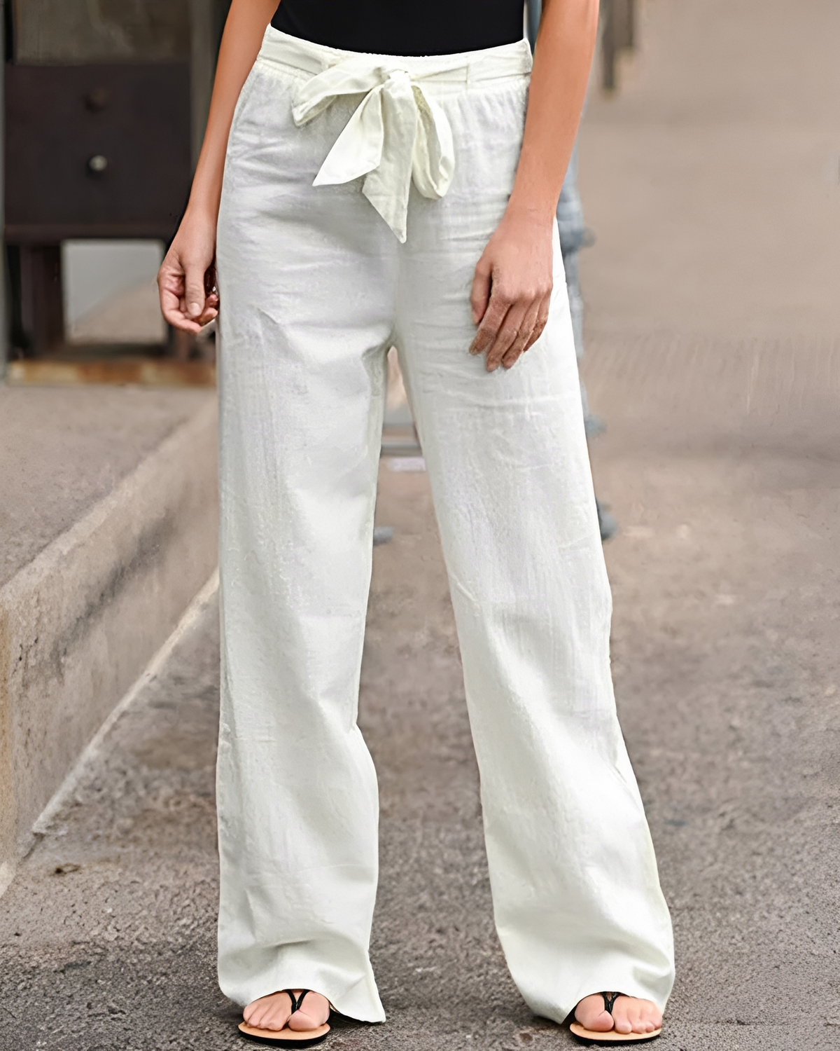 Saniyah - Hose mit anpassbarem Bund und Kordelzug