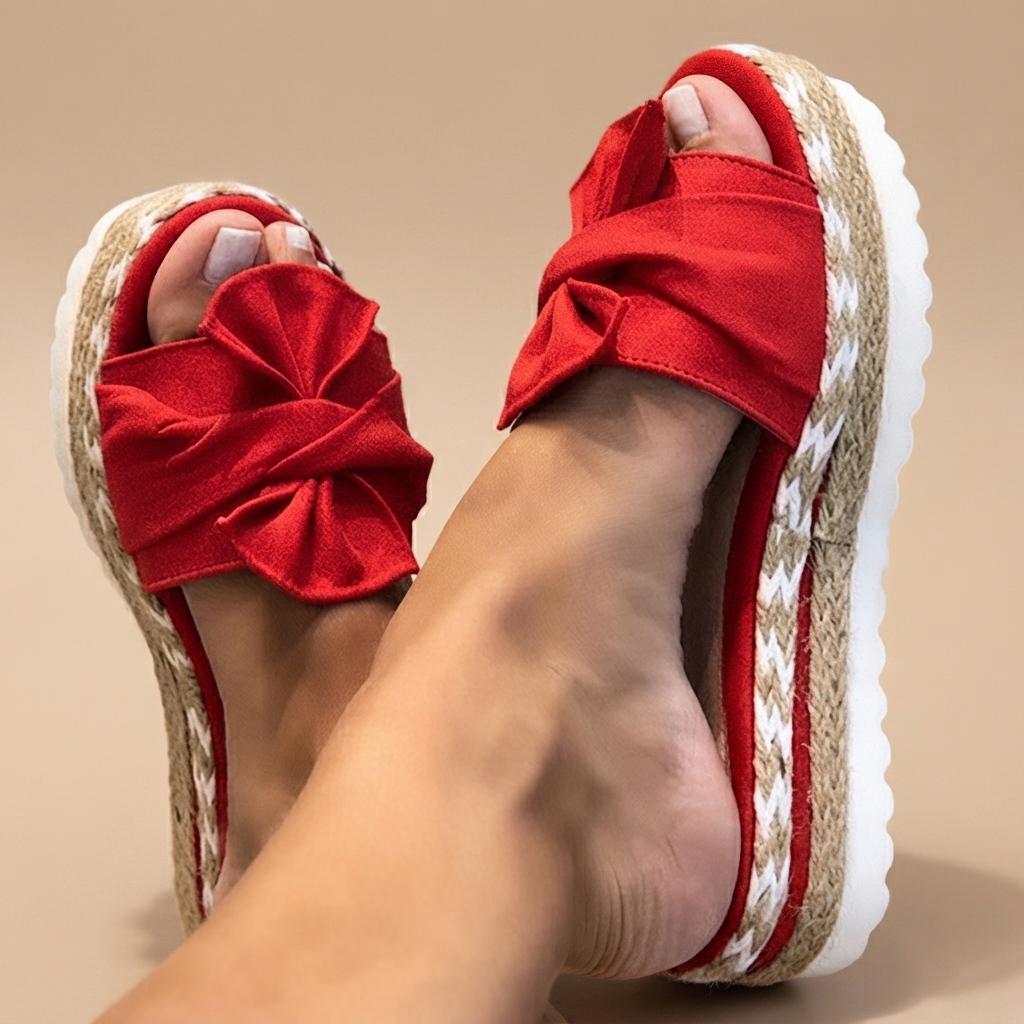 Claudia - Schicke Sandalen mit Schleifen
