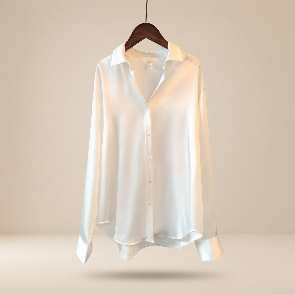 Chazzy - Schicke Glanzbluse