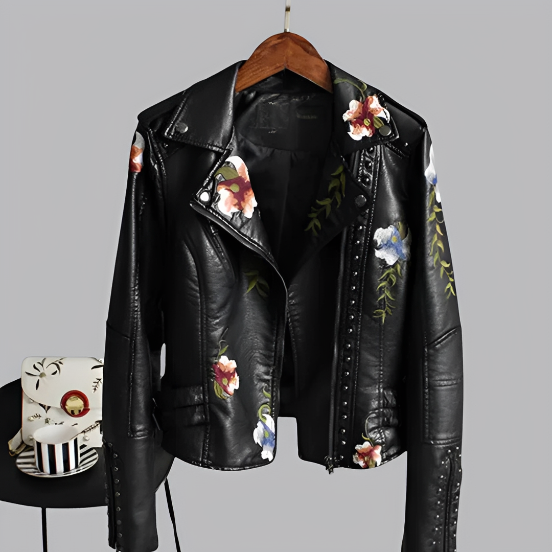 Zoey - Jacke im Vintage-Stil mit Stickereien
