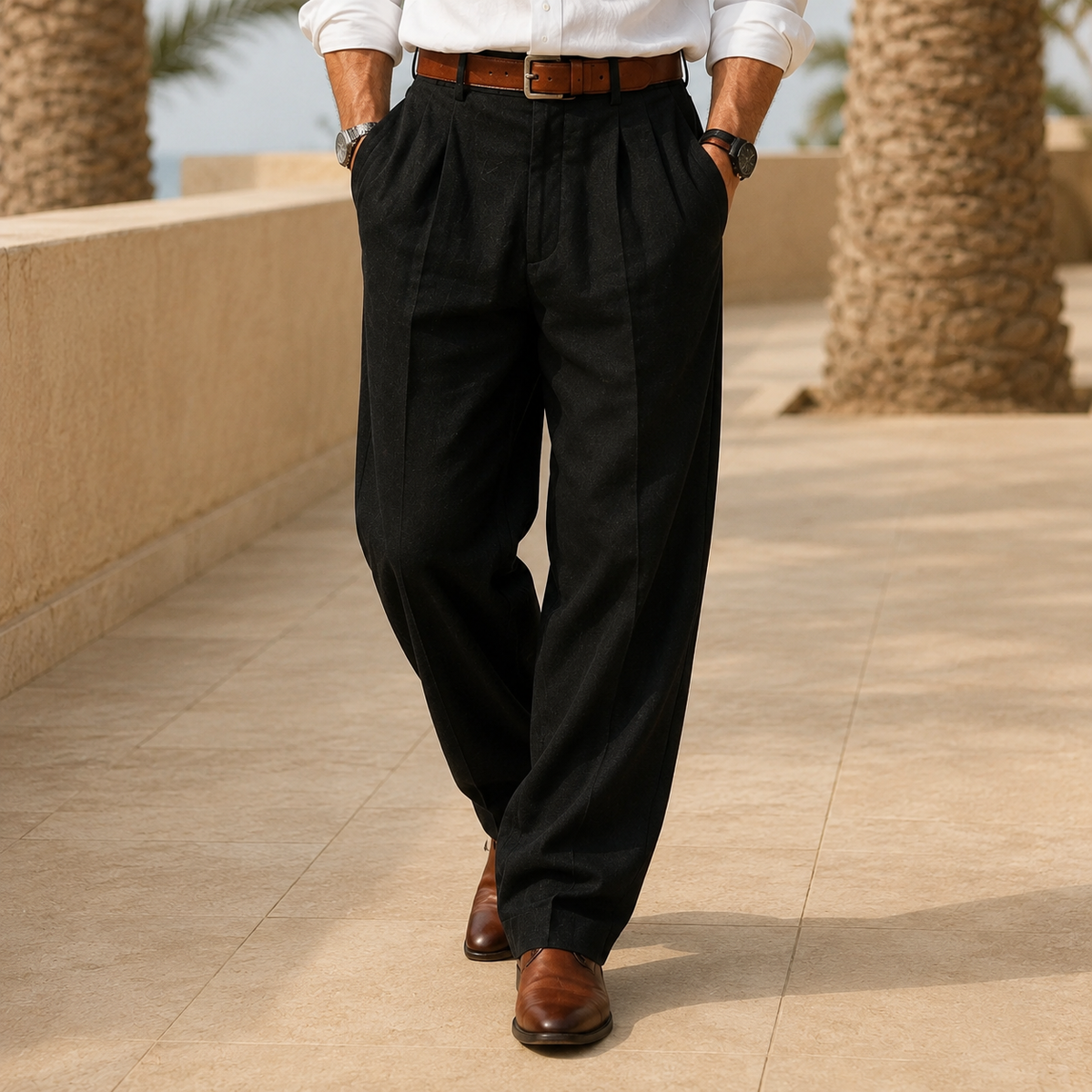 Edwin - Retro-Hose mit lockerer Schnittform