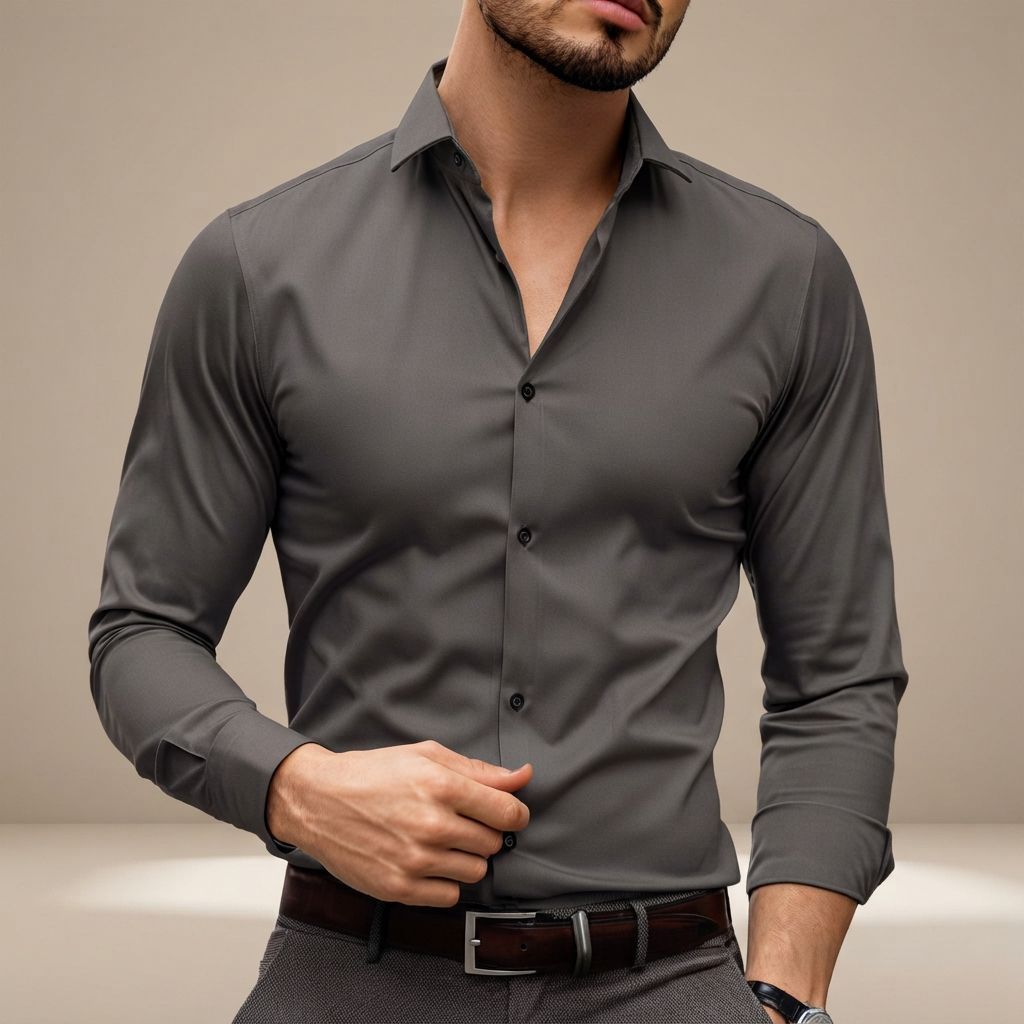 Percy - Komfortables Poloshirt mit langen Ärmeln