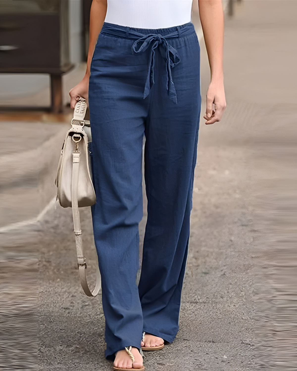 Saniyah - Hose mit anpassbarem Bund und Kordelzug