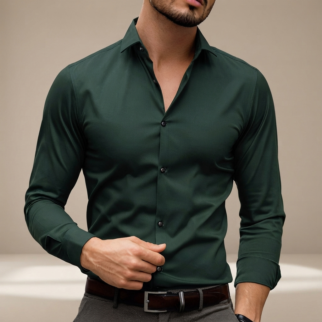 Percy - Komfortables Poloshirt mit langen Ärmeln