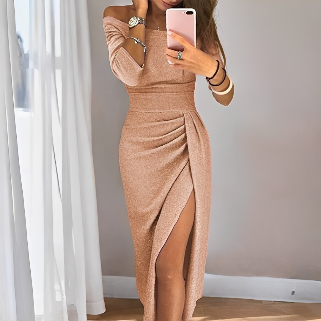 Babette - Schickes Kleid mit Schlitz für Damen
