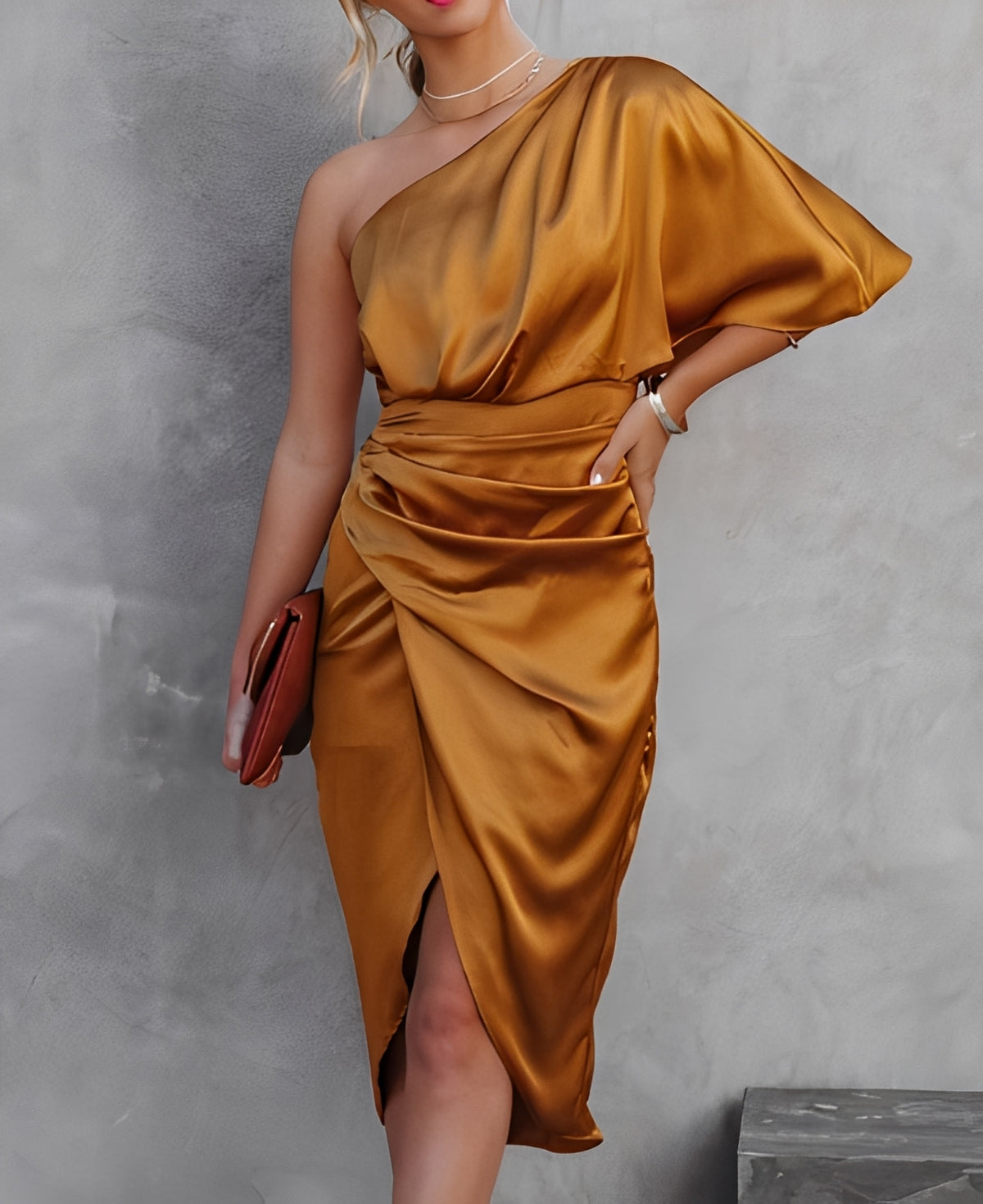 Claudia - Elegantes, unregelmäßiges Kleid für Damen