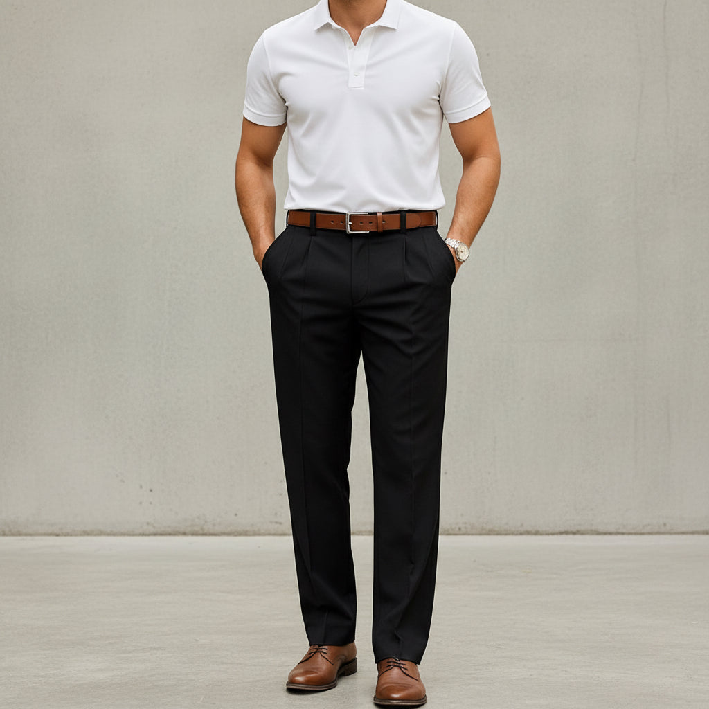 Brandon - Stilvolle Hose mit geradem Schnitt