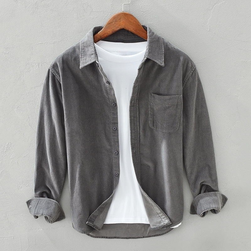 Samuel - Lässiges Langarm-Overshirt für Herren