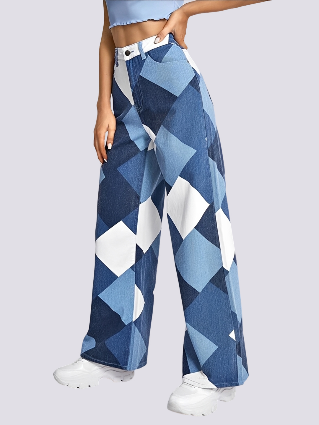 Alison - Stilvolle Weitbein-Jeans