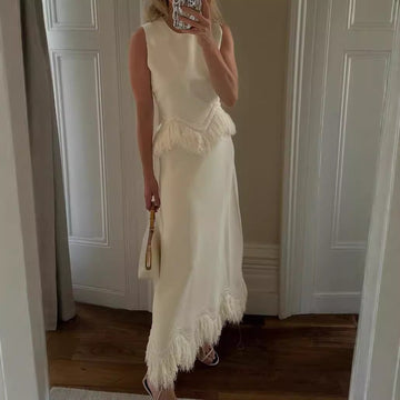 Marjorie - Elegantes ärmelloses Set