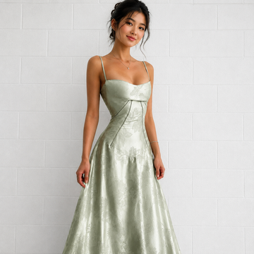 Sandra - Stilvolles Enganliegendes Maxikleid