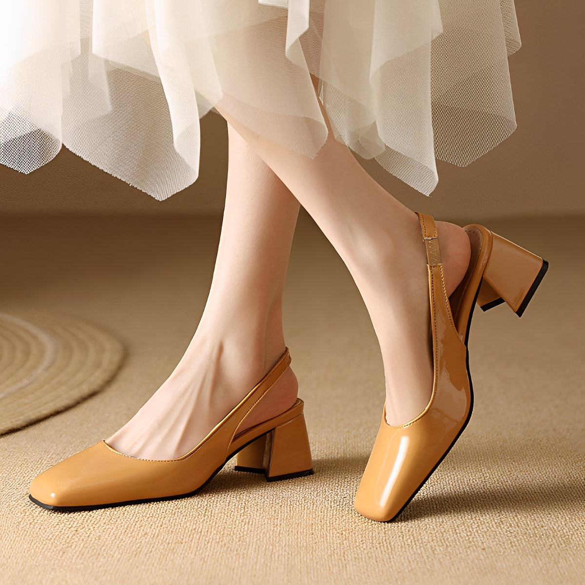 Kristen - Modische Schuhe mit eckigen Absätzen