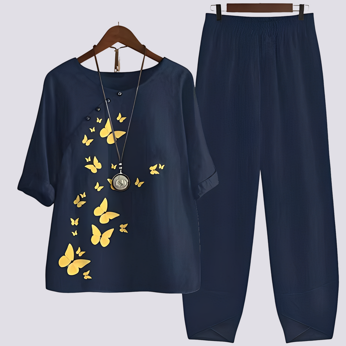 Jodie - Stilvolles, bequemes Set mit Print für Damen