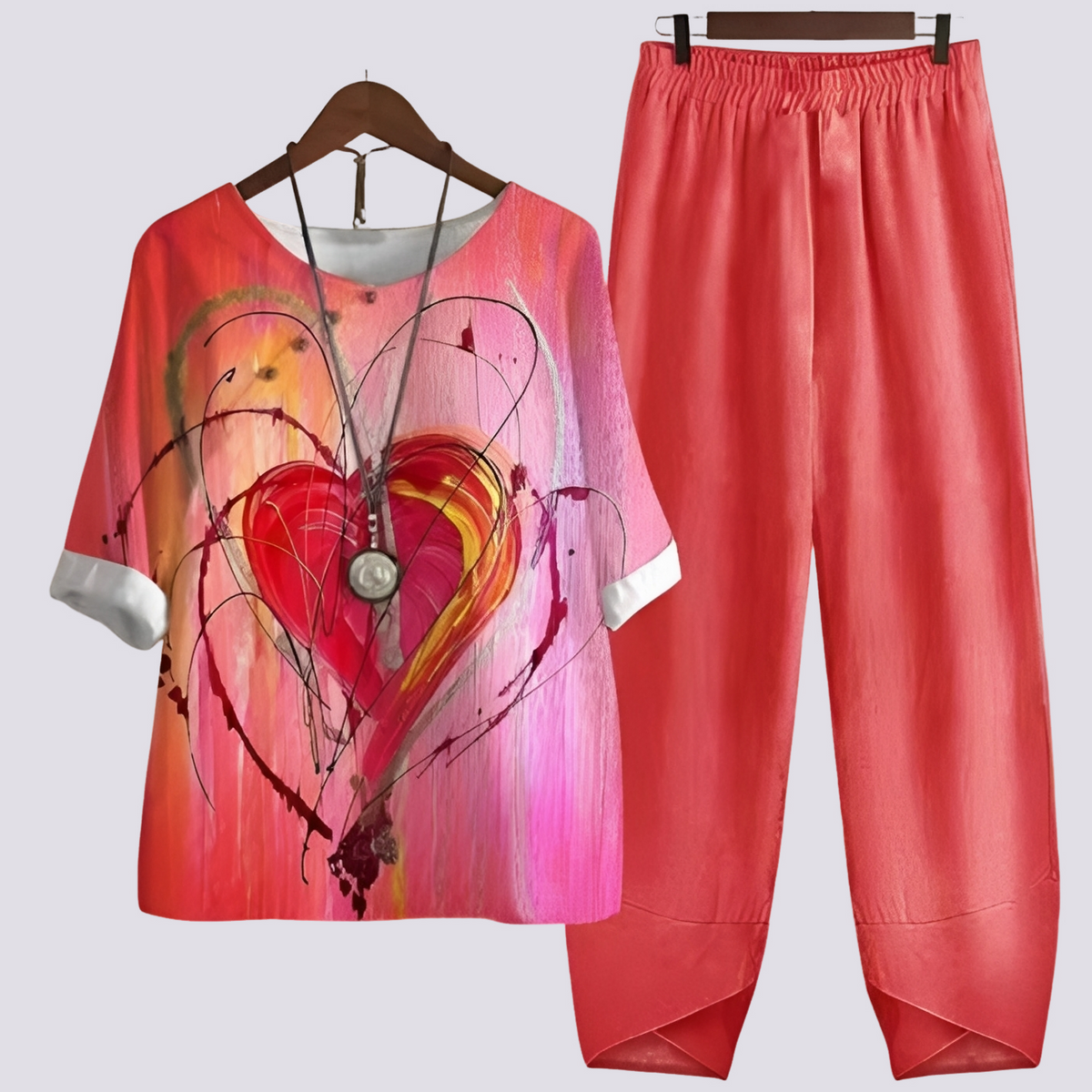 Jodie - Stilvolles, bequemes Set mit Print für Damen
