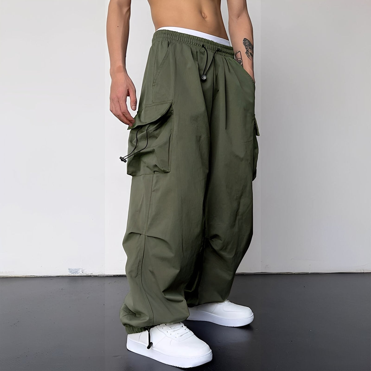 Kaleb - Modische Cargo-Hose im lockeren Schnitt