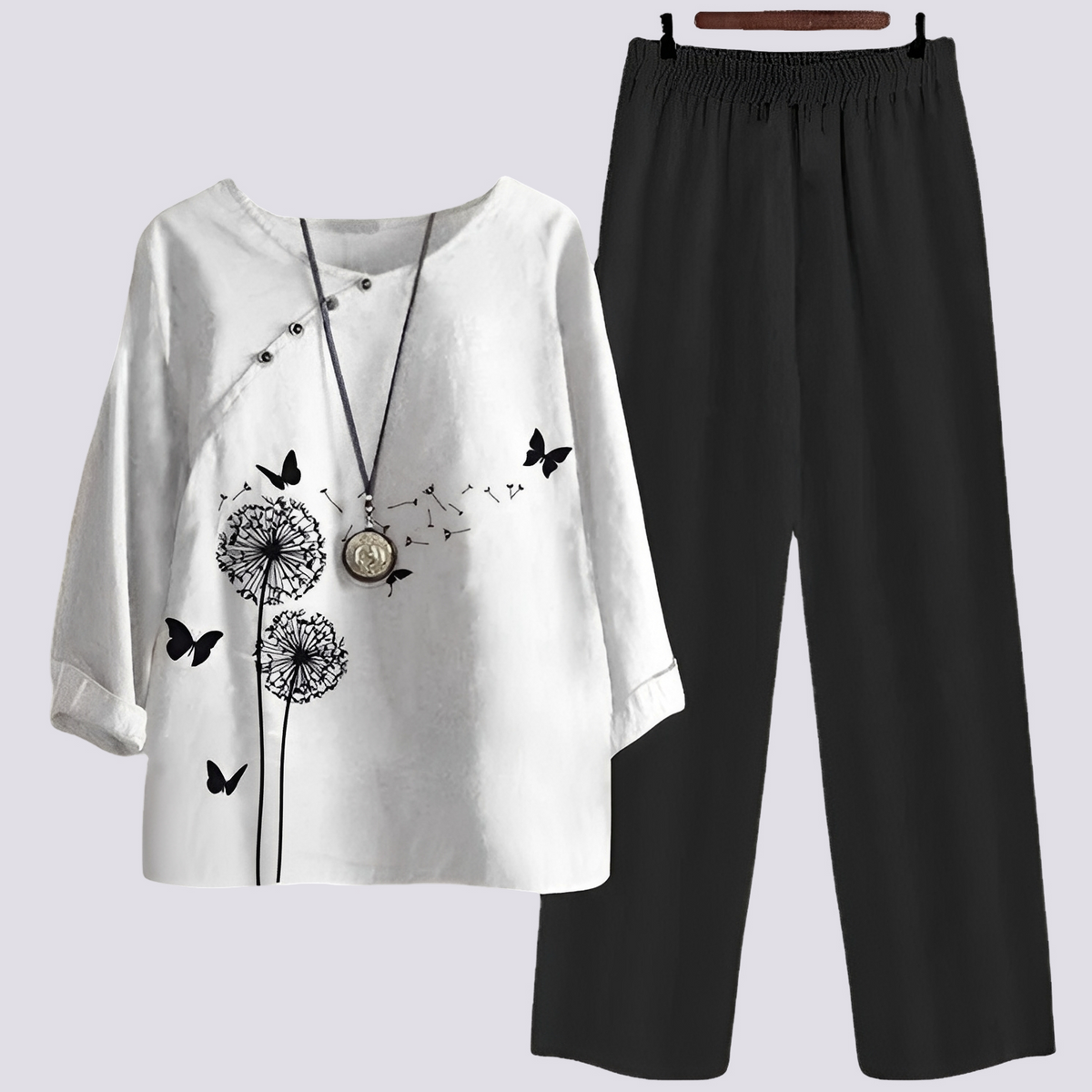 Jodie - Stilvolles, bequemes Set mit Print für Damen