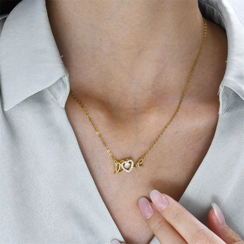 Love Spelled - Kette mit Liebesanhänger