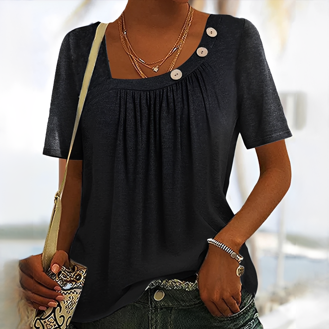Joanne - Schicke Bluse mit Knopfverschluss