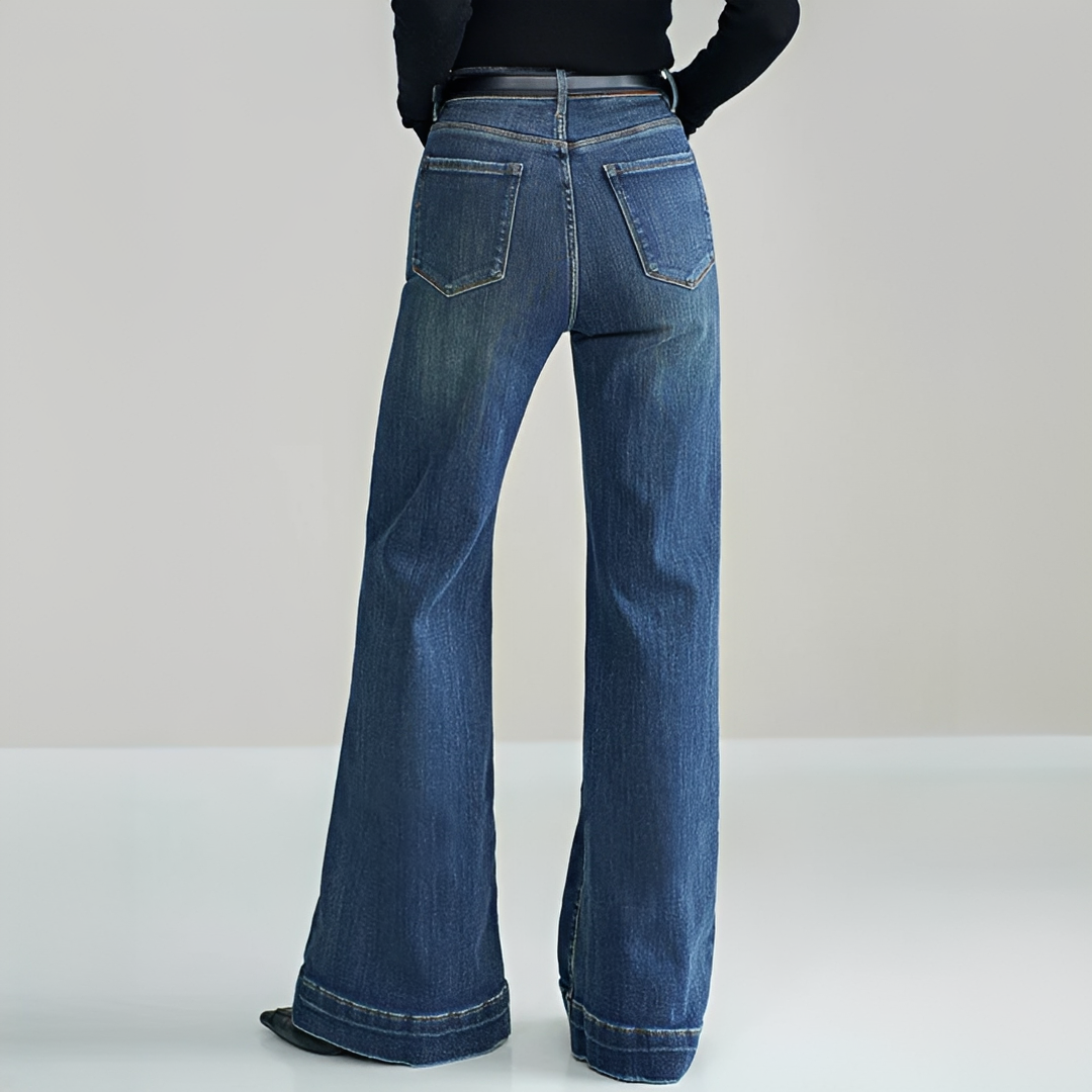 Tamia - Trendige Jeans mit mittelhohem Bund