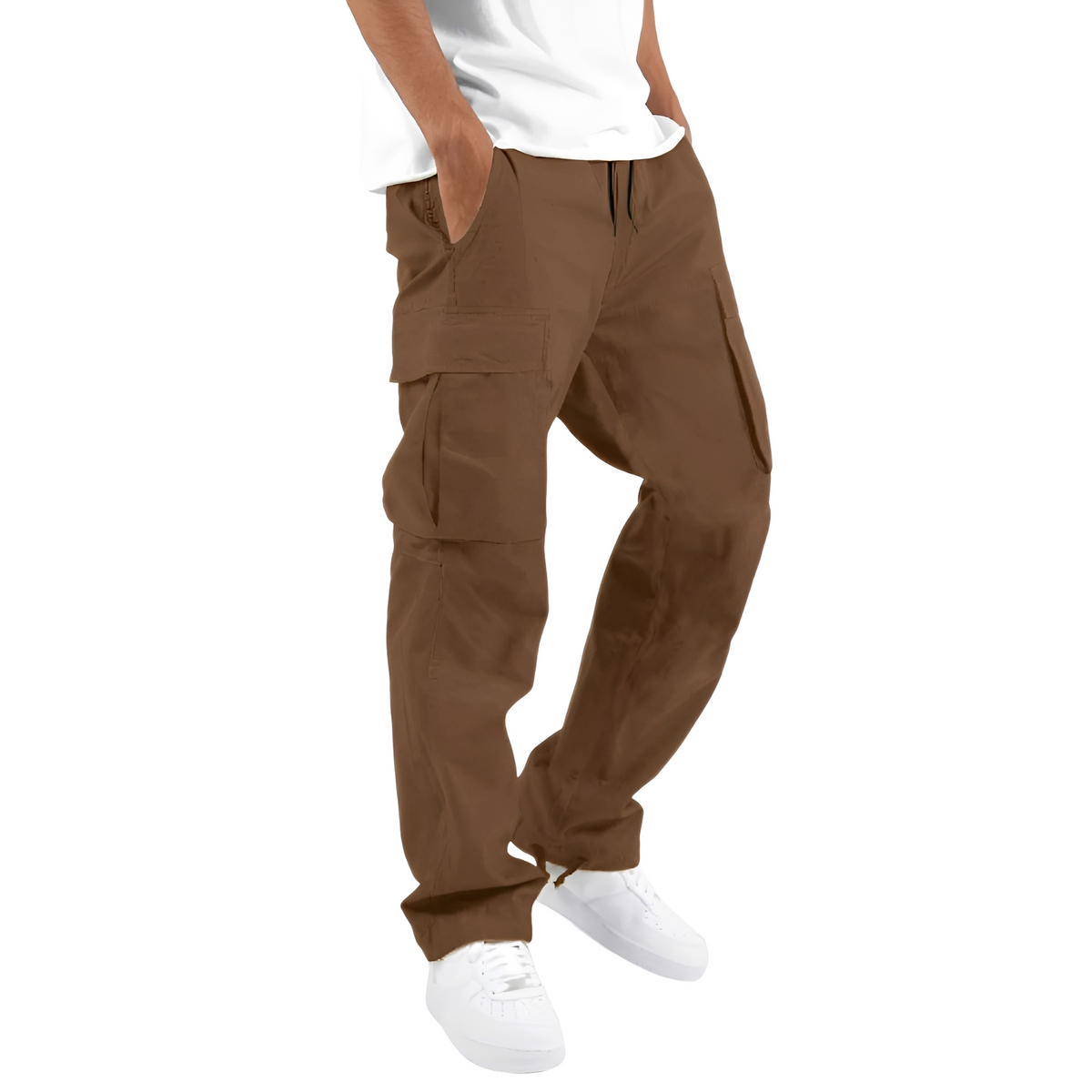Cooper - Weite Herren-Cargohose mit Kordelzug