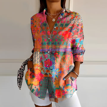 Anna - Elegante Bluse mit Print