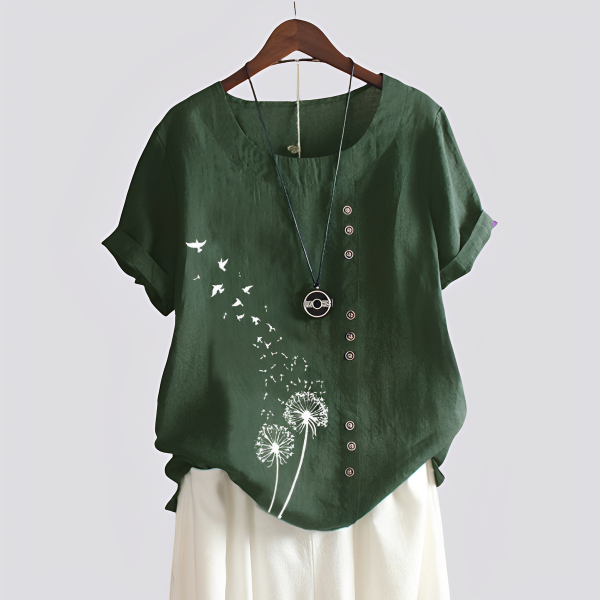 Isabelle - Bequemes Shirt mit kurzen Ärmeln für Damen