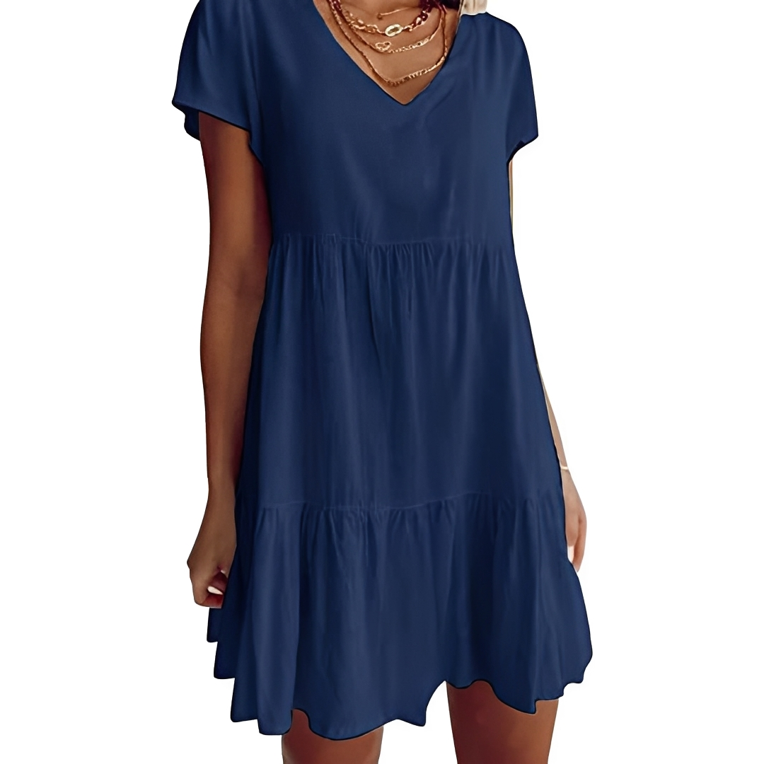 Judith - Lässiges, Weites Kurzkleid