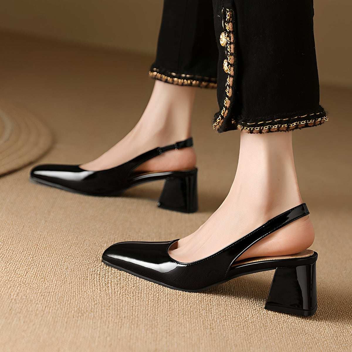 Kristen - Modische Schuhe mit eckigen Absätzen