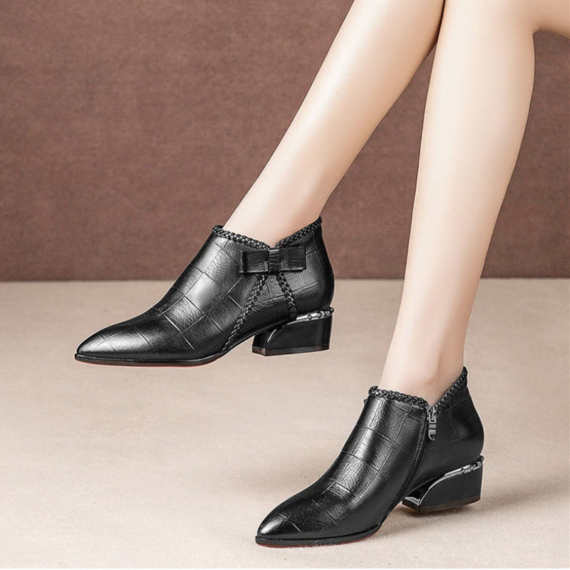 Georgina - Klassische Stiefeletten mit Absatz für Damen