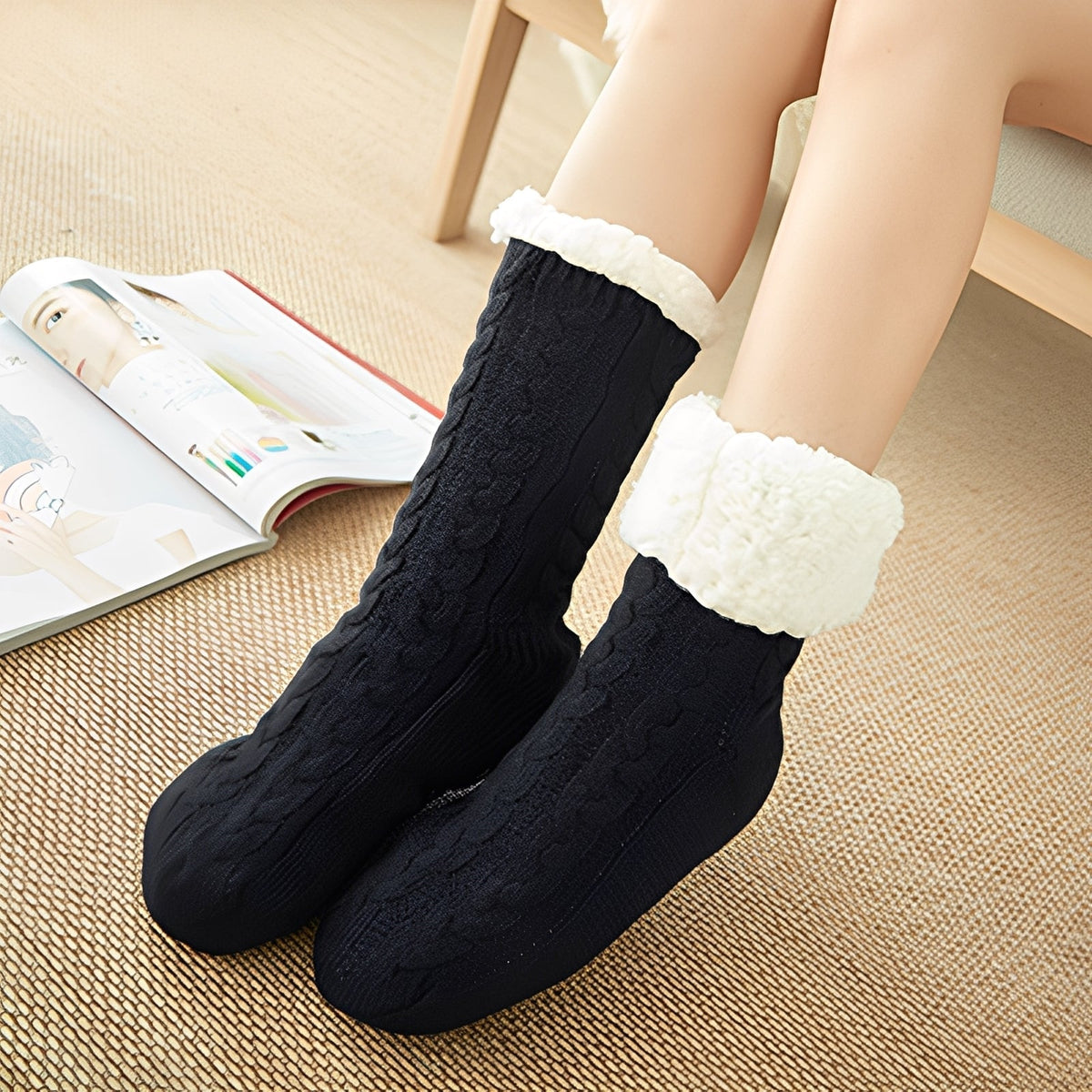 Jessica - Bequeme Damensocken für kalte Winter